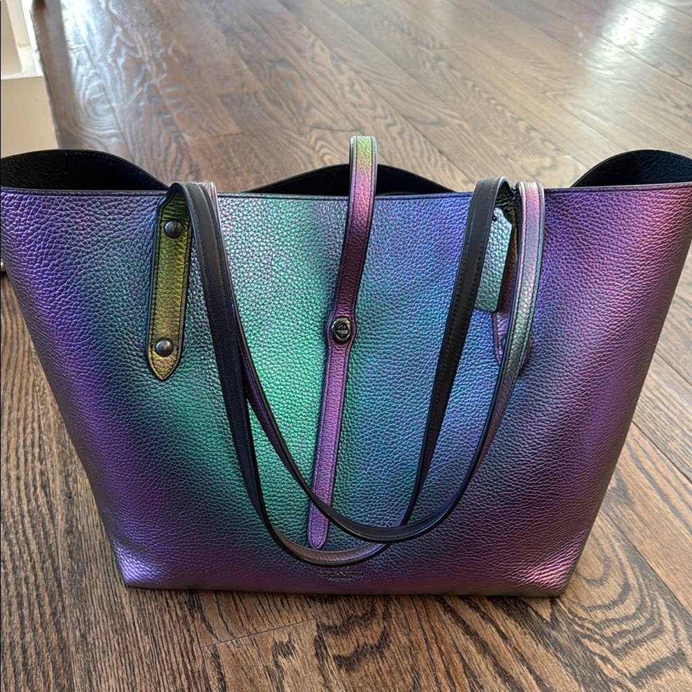 Coach Iridescent Tote Bag